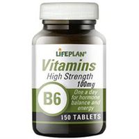 LifePlan Vitamin B6 100mg 150 tabs