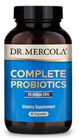 Dr. Mercola, Complete Probiotics (70 Billion CFU) 90 Servings (90 Capsules), Helps Support Digestive Health, Non GMO, Soy Free, Gluten Free