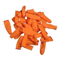 100pcs Natural Latex Rubber Finger Cots Textured End Tacky Multi-function M