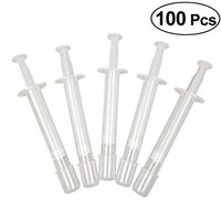 Healifty 100pcs Disposable Vaginal Applicators Lube Tube Personal Lubricant Applicator Syringe Shooter Launcher Health Care Aid Tools
