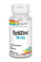 Solaray Optizinc Supplement, 30 mg, 60 Count