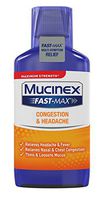 Mucinex Fast-Max Adult Cold and Sinus Liquid, 6 oz (Pack of 2)