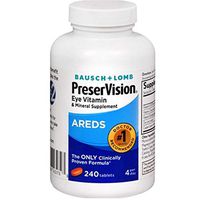 Bausch & Lomb PreserVision Areds, 240 Tablets (Pack of 2)