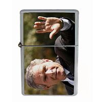 George W. Bush Smile & Wave Dual Torch Lighter D-018