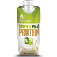 PlantFusion Complete Ready-to-Drink Plant-Based Protein Shake, Vanilla Bean, 11 oz  Carton, 4 Count