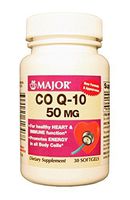 COENZYME Q-10 50MG SOFTGEL COENZYME Q10 (UBIDECARENONE)-50 MG Lt Orange 30 SOFTGELS UPC 309045616468