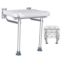 Wall Mounted Folding Shower Seat Stool, Bathroom Foldable Shower Seating Chair Folding Bath Seat, Toilet Disabled Toilet Toilet Bath Seat for The Elderly