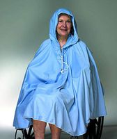 Shower Poncho - Short Back/No Hood, 34" L (Front) 23"L (Back) - 1 Each/Each