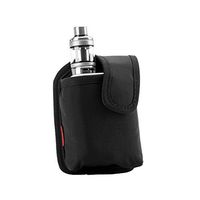Vape Carrying Bag - Secure, Organized, Portable, Premium Vapor Pouch - Fits Medium Mechanical Box Mods & Tank Holder - Wick and Wire (Medio Black)