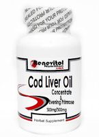 Cod Liver Oil Concentrate and Evening Primrose 500mg/500mg 100 Capsules ~ Renevitol