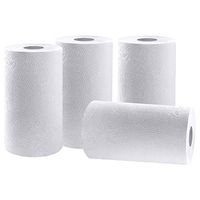 Choose-A-Sheet Mega Roll Paper Towels,100% Recycled Paper,2-ply,6/12/24 Value Rolls,Quick Absorbing Ridges for Easy Cleanup (Packaging May Vary) (6)