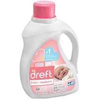 Dreft Stage 1: Newborn Liquid Laundry Detergent (HE), 100 Oz (64 Loads)