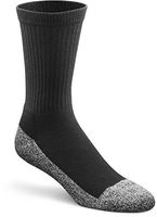 Dr. Comfort Diabetic Extra Roomy Socks, Black, Large (1 Pair)