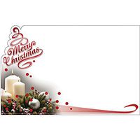 Christmas Candles Enclosure Cards/Gift Tags - 3 1/2 x 2 1/4in. (50)