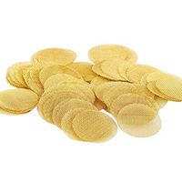 50 Pack Brass Pipe Screens, 1 Inch (1") Pipe Screen Filters, Premium Screens for Pipes with Storage Box