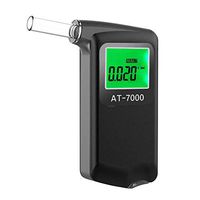 Breathalyzer,[FDA Certification] Furhead Portable Professional Breath Alcohol Tester with Digital LCD Display Breath Analyzer with 5 Mouthpiece