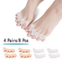 (8PCS) Bunion Corrector, Toe Straightenen,Gel Toe Separator, Toe Spacers,Silicone Toe Stretchers Best for Bunion Corrector,Nail Corrector,Hammer Toe,Reduces Foot&Toe Pain,for Men and Women.