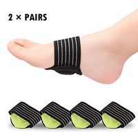 Plantar Fasciitis Compression Arch Support Foot Wrap Planter Fasciitis Support Braces for Foot Care, Feet Pain, Flat Arches, Heel Spurs Arch Support (Black)