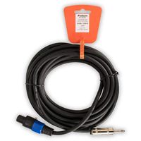Podium Pro TSSP25 25' Pro Audio Speaker Cable 12 Gauge Male Speakon Jack to Male 1/4 Inch Jack