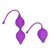 Aoymimii 2Pcs/Set Kegel Ball Exercise Vaginal Trainer Smart Love Ben Wa Pussy Post-Pregnancy Bladder Control Training Set For Women