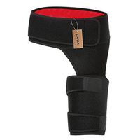 Lixada Groin Hip Compression Wrap Adjustable Leg Compression Wrap Sleeve Thigh Quad Hamstring Joints Sciatica Nerve Pain Relief Strap