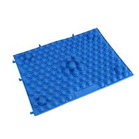 Saftybay Foot Massage Acupressure Mat - Yoga Mat, Running Man Game Foot Reflexology Walking Massage Mat Blue (2 PCS)