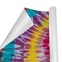 Gift Wrapping Paper Roll Colorful Tie Dye Swirl for Birthday,Holiday,Wedding,Baby Shower Gift Wrap - 3Rolls - 58inch x 23inch Per Roll