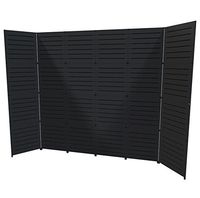 GOGO Panels Trade Show Display - Capital - Used Display - Black - Retail Slatewall Booth