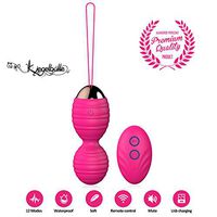 Kegel Balls Exercise Weight,Ben Wa Balls for Beginners & Advanced Tightening,Safe Silicone Remote Controlled Kegel Ball for Women Bladder Control and Pelvic Floor Doctor Recommended