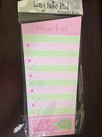 New Delta Zeta Magnetic Long Notepad