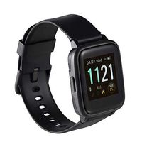 BUDAOLIU Updated Version Smart Watch for Android and iOS Phone,Activity Fitness Tracker with Heart Rate Monitor Pedometer Sleep Tracker,Waterproof Smartwatch Compatible with iPhone Samsung (Black)