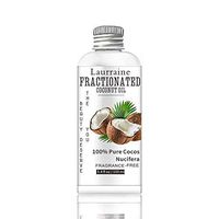 Laurraine Pure Fractionated Coconut Oil, For Aromatherapy Relaxing Massage, Carrier Oil for Diluting Essential Oils, Hair & Skin Care Benefits, Moisturizer & Softener