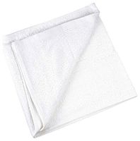 Fitness Towel, 11x44 In, White, PK12