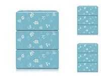 SunOWLSH Paper Towels Soft Toilet Paper Household Three-Layer Paper Towels Soft Skin-Friendly Paper Commercial Household Toilet Paper Soft Skin-Friendly Paper Towel No Fragrance Bath Tissue (9pcs)