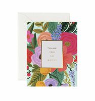 Garden Party Thank You Note Cards by Rifle Paper Co. -- Set of 8 Cards and Envelopes