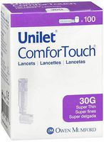 OWAT0465BX - Owen Mumford Unilet ComforTouch Lancet 30G (100 count)