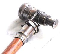 Nautical Collectible Antique Finish Brass Telescope Spyglass Walking Stick Cane