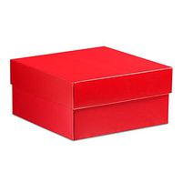 Lux Gift Box Base - 10" X 10" X 6" - Red - Case 200
