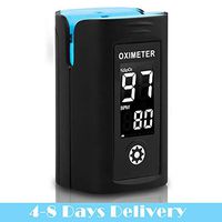 SpO2 Blood Oxygen Saturation Monitor with LED Screen | Digital Readings SpO2 Meter and Accuracy Heart Rate Monitor, Portable Digital Reading LED Display