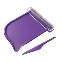SUPVOX 1 Set Pill Counting Tray and Spatula Set Pill Dispenser Pill Counter (Purple)