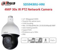 DH IP Camera SD59430U-HNI 4MP 30x IR PTZ Network Camera Support PoE+ Auto-Tracking and IVS English Version