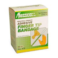 Afassco 418 Fine Woven Adhesive Fingertip Bandages - 50 / BX