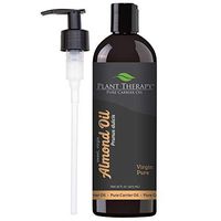 Plant Therapy Sweet Almond Oil - For Skin, Hair, Body, Face & Baby - Natural Moisturizer, Massage & Aromatherapy Carrier Oil 100% Pure, Cold Pressed California Almonds, Made In USA, 16 oz
