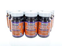 NOW Foods Probiotic-10 25 Billion, 50 Vcaps (Pack of 12)