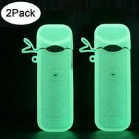 CEOKS for Smok Nord Silicone Case, Anti-Slip Protective Silicone Case Skin Rubber Cover for Smok Nord Mod Box Rubber case wrap Shield (2pack-Luminous)