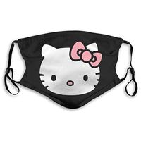Criss Hello Kitty Boys Girls Adults Adjustable Earloop Mouth Guard Anti-Dust with Filter Reusable Protection Mouth Guard Anti Pollution,Anti-smog
