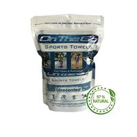 10 On The Go Towels Unscented Large Bath Wipes