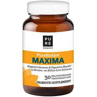 PURE ESSENCE LABS Maxima Probiotics 100 Billion CFU by Pure Essence - 15 Strains for Immune Support and Digestive Health - 30 Capsules