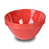 Yanco MS-313RD Mile Stone Bouillon Cup, 8 oz Capacity, 2.25" Height, 4.25" Diameter, Melamine, Orange Red Color, Pack of 48