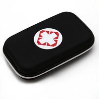 Hacloser outdoor first aid case survival pouch treatment emergency rescue medical bag (Black)